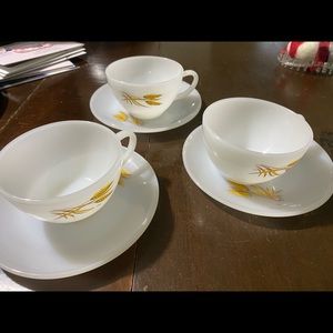 FireKing cups and saucers